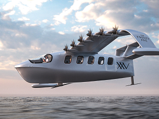Seaplane on water